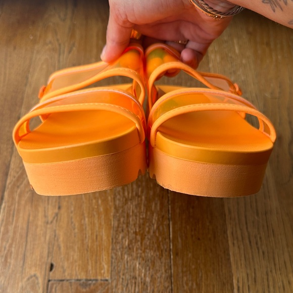 Reef Bright Orange Slide Sandals - Picture 4 of 7